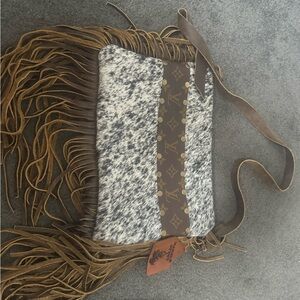 Leopard print bag never used